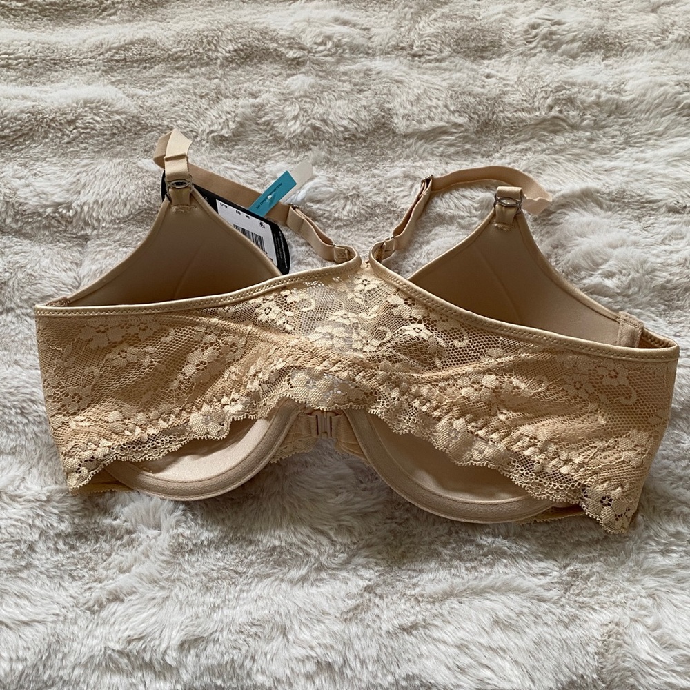 Maidenform Seamless T-Shirt Bra with Lace Racerback Nude 34C - Picture 5 of 10